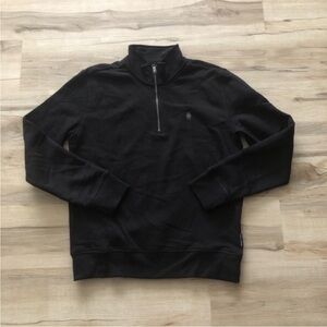 French Connection Pullover Black Half-Zip Sweater